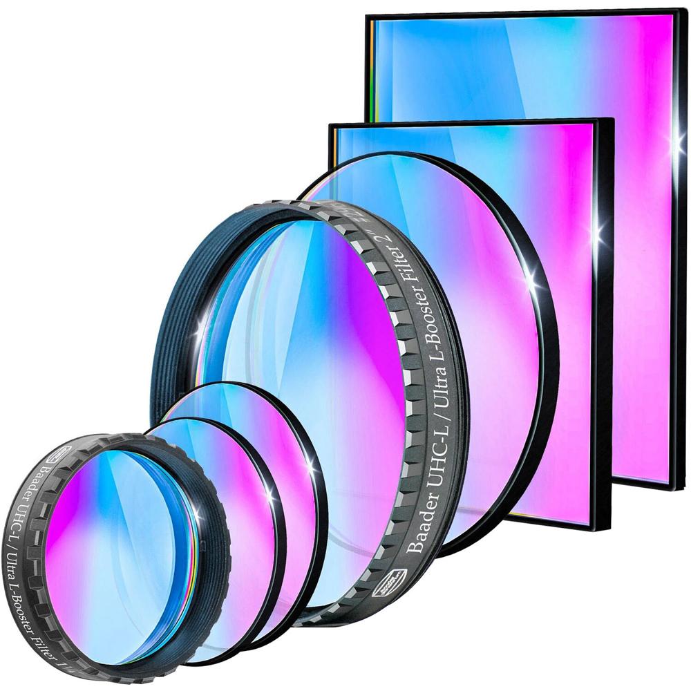 Filtro Nebuloso Ultra-L-Booster Baader UHC-L 65x65mm - Optimizado para Astrofotografía, Bloquea Cont