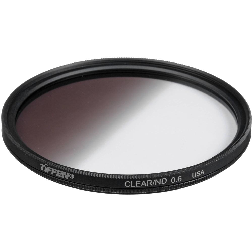 Filtro ND Graduado Suave Tiffen 0.6 (49mm, 2 Paradas) - Filtro de Densidad Neutra Graduado de 2 Para