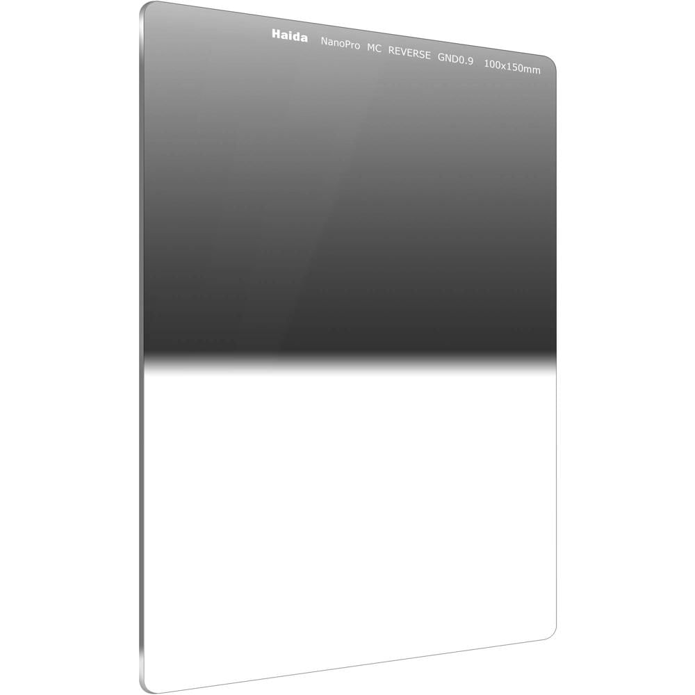 Filtro ND Graduado Inverso Haida NanoPro MC (100 x 150mm, 3 Paradas) - Densidad Óptica 0.9, Cristal