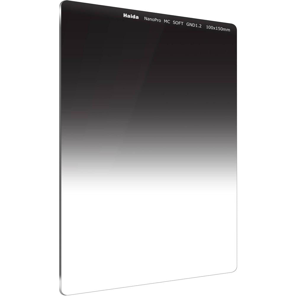Filtro Graduado Haida NanoPro MC Soft Edge (100 x 150mm, 4 Paradas) - Densidad Óptica 1.2, Multicapa
