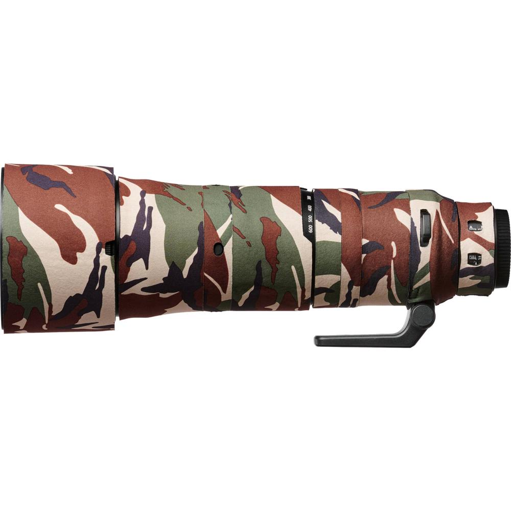 easyCover Funda de Neopreno Oak para Lente Nikkor Z 180-600mm f/5.6-6.3 VR (Camuflaje Verde) - Prote