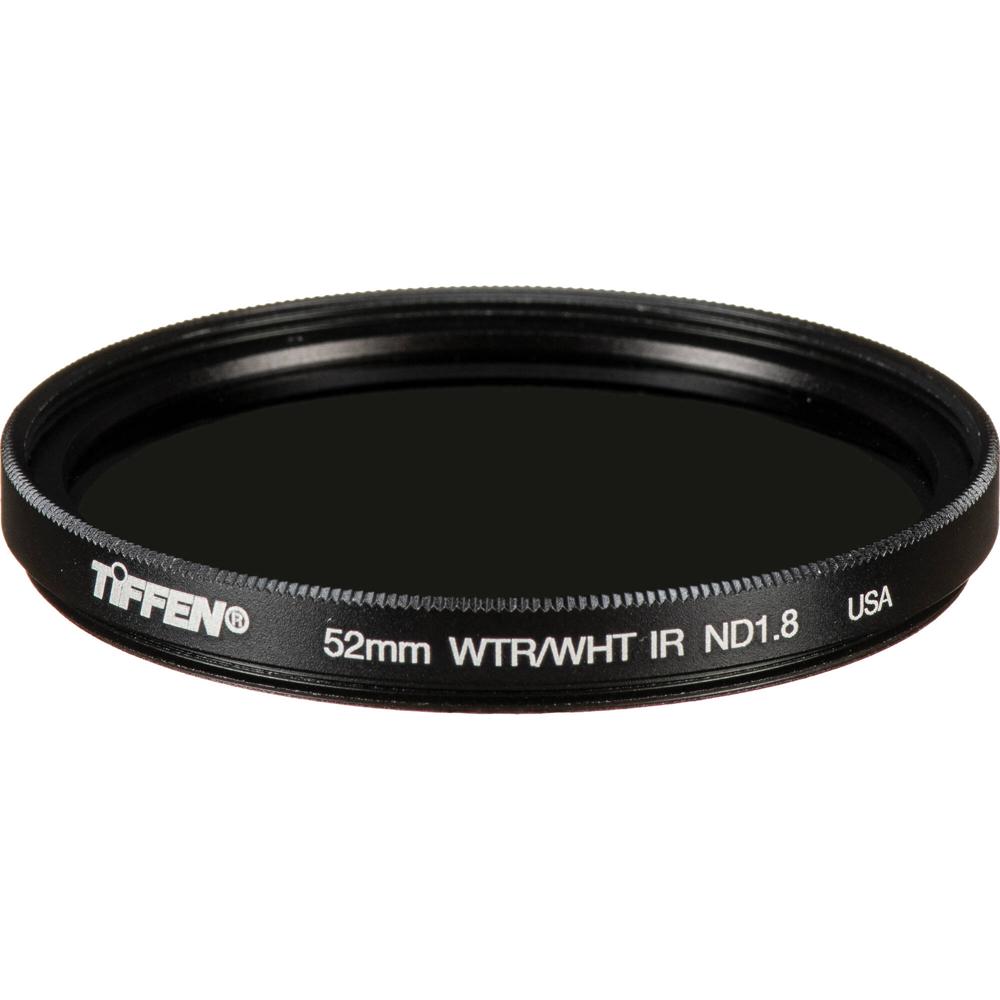 Filtro Tiffen 52mm de Cristal Water White IRND 1.8 (6 Paradas) - Filtro de Densidad Neutra Sólido, C