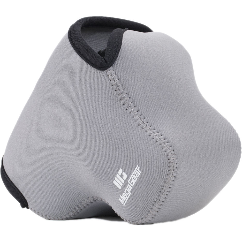 Funda de Cámara Ultraligera MegaGear de Neopreno para Panasonic LUMIX DMC-FZ300 (Gris) - Construcció