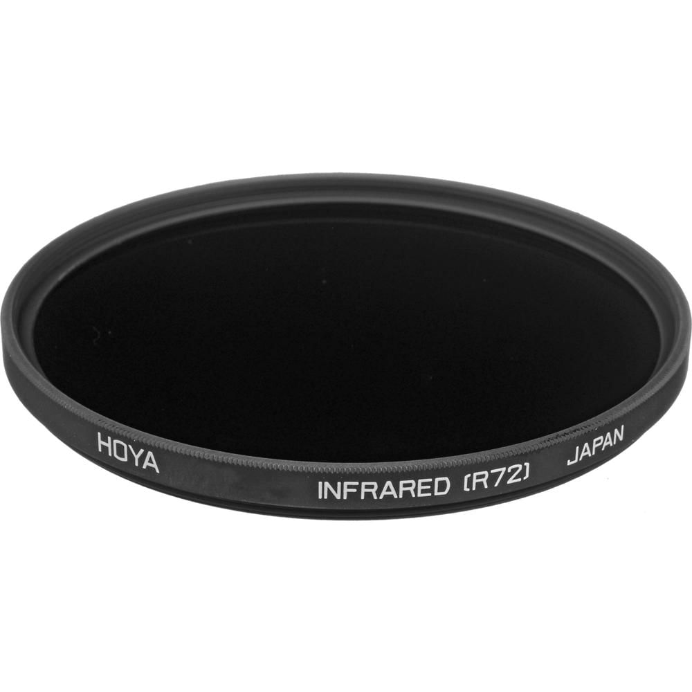 Filtro Infrarrojo Hoya 82mm R72 - Fotografía Infrarroja, Bloquea Luz Visible hasta 720nm, Compatible