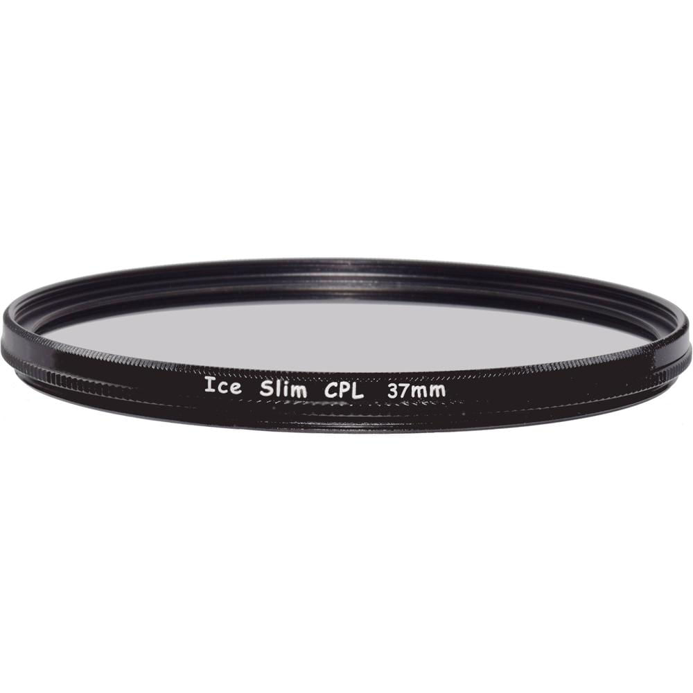 Filtro Polarizador Circular Ice 37mm - 2x Factor de Filtro, +1 Stop, Reduce Reflejos y Brillos, Mejo