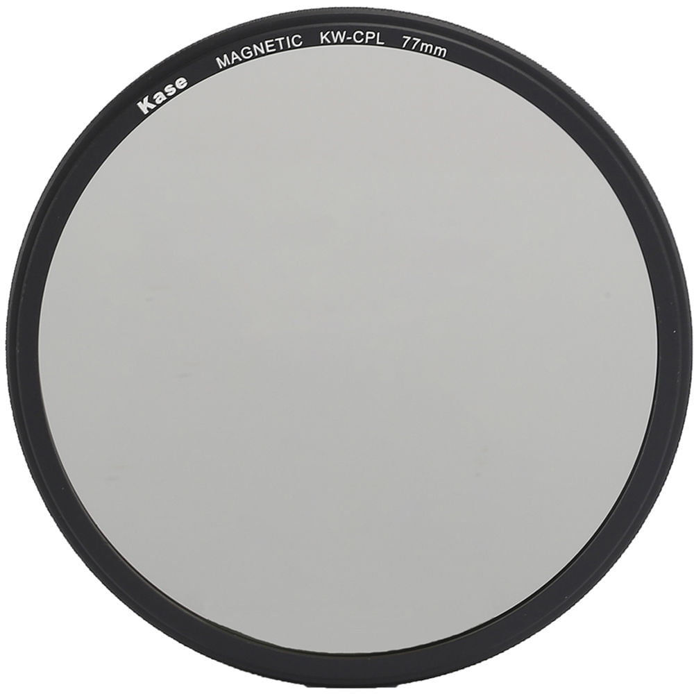 Filtro Polarizador Circular Magnético Kase Wolverine con Anillo Adaptador de Lente de 77mm