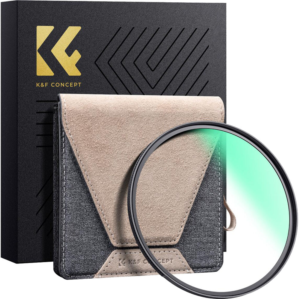 Filtro K&F Concept Nano-X Pro HD MCUV de 58mm con Marco de Latón, Protección UV, Alta Transmitancia