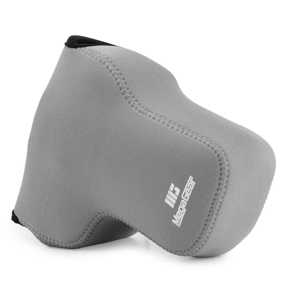 Funda Ultraligera de Neopreno MegaGear para Cámara FUJIFILM X-T4 con Lente XF16-80mm (Gris) - Acceso