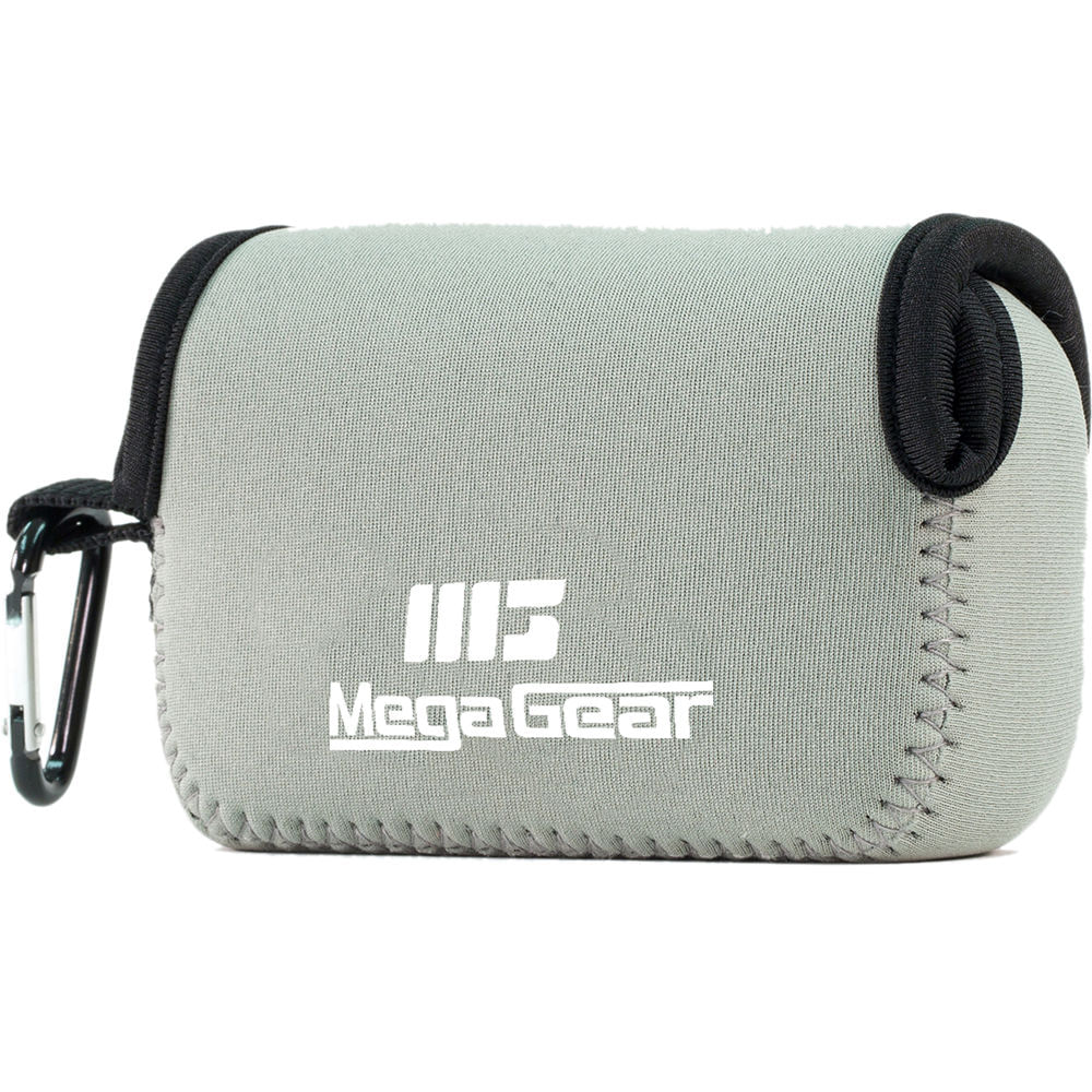 Funda Ultraligera de Neopreno MegaGear para Cámaras Sony y Canon Seleccionadas (Gris) - Pequeña, Lig