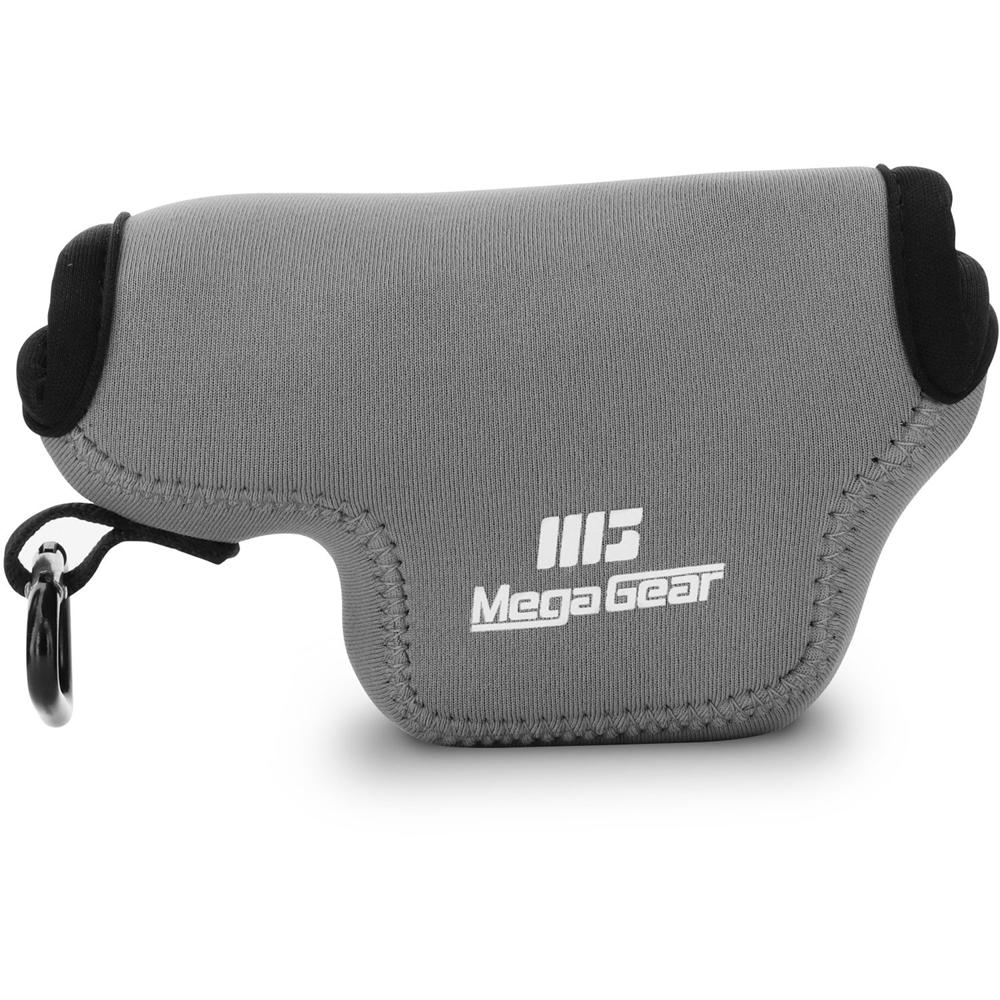 Funda Ultraligera de Neopreno MegaGear para Cámara Leica D-Lux 7 (Gris) - Construcción Acolchada, Re
