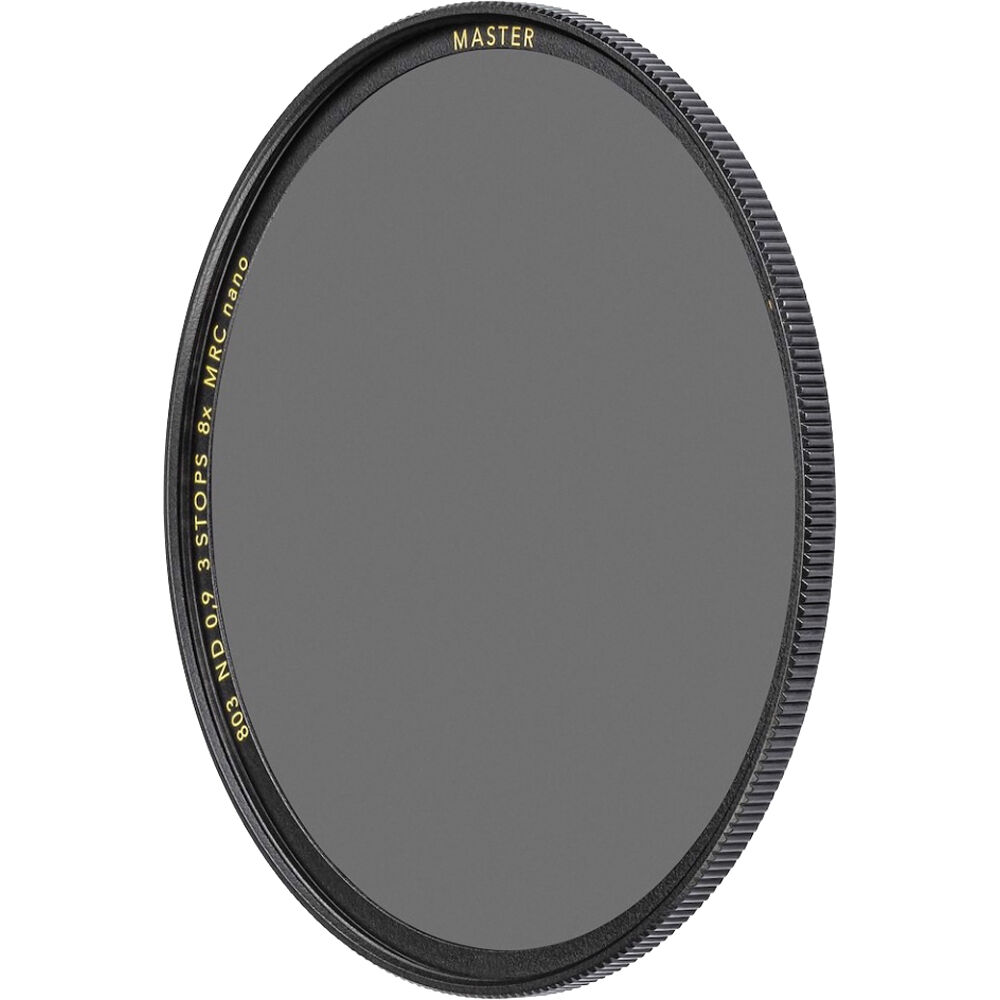 Filtro ND B+W MRC Nano Master #803 (67mm, 3-Paradas) - Densidad Óptica 0.9, Cristal Óptico SCHOTT, A