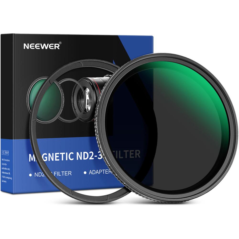 Filtro ND Variable Magnético Neewer (82mm, 1 a 5 Pasos) - Anillo Adaptador Magnético Incluido, Rotac 1778198-REG Filtro ND Variable Magnético Neewer (82mm, 1 a 5 Pasos) - Anillo Adaptador Magnético Incluido, Rotac 1778198-REG