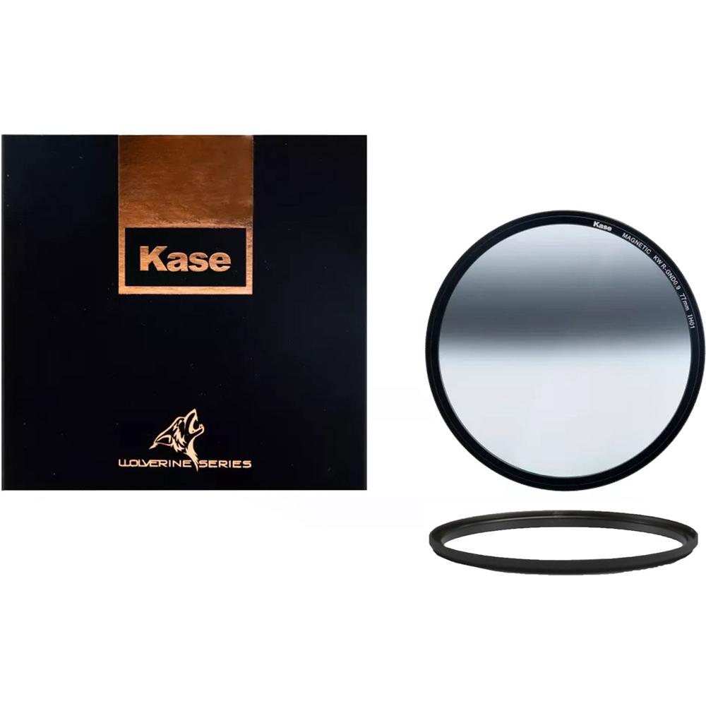 Filtro ND Graduado Inverso Kase Wolverine con Anillo Magnético (77mm, 3 Paradas) - Densidad Óptica 0