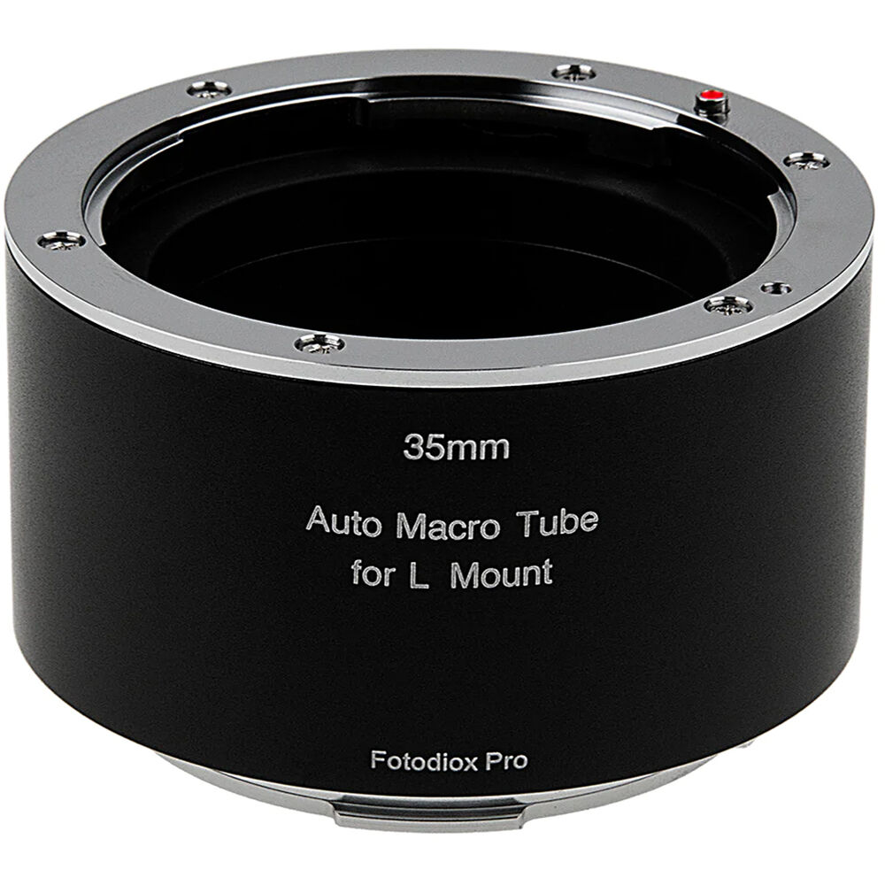 FotodioX Tubo de Extensión Macro Automático para Cámaras L-Mount (35mm) - Compatible con Leica/Panas
