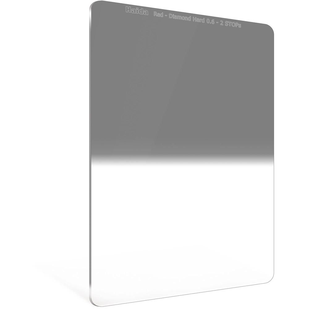 Filtro ND Graduado Haida Red Diamond de Bisel Duro (100 x 150mm, 2 Paradas) - Densidad Óptica 0.6, S
