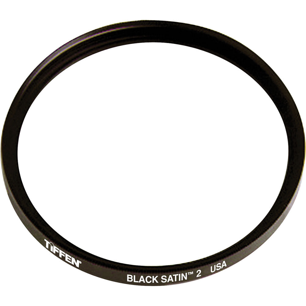 Filtro Tiffen 67mm Black Satin 2: Reduce Brillos, Suaviza Imperfecciones y Aporta Brillo Suave
