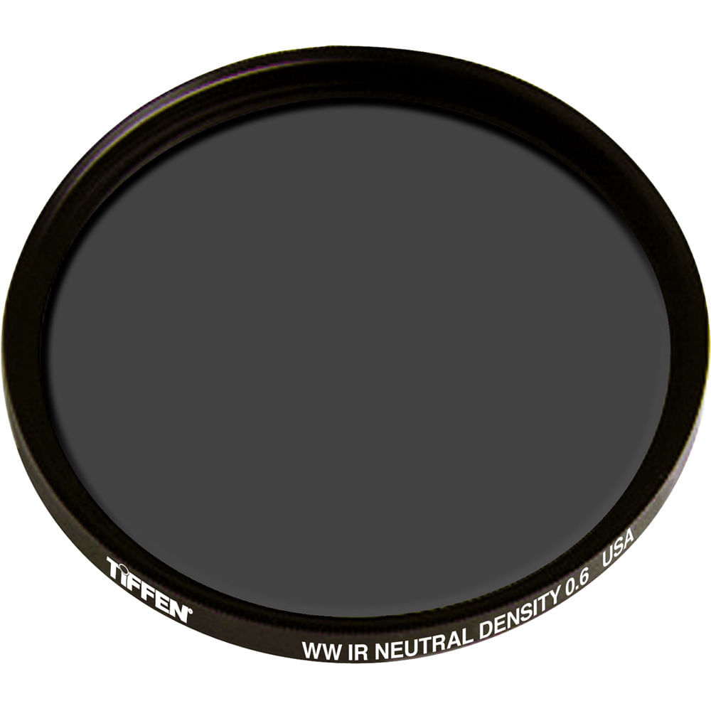 Filtro Tiffen 43mm de Cristal Water White IRND 0.6 (2 Paradas) - Filtro de Densidad Neutra Sólido 0.