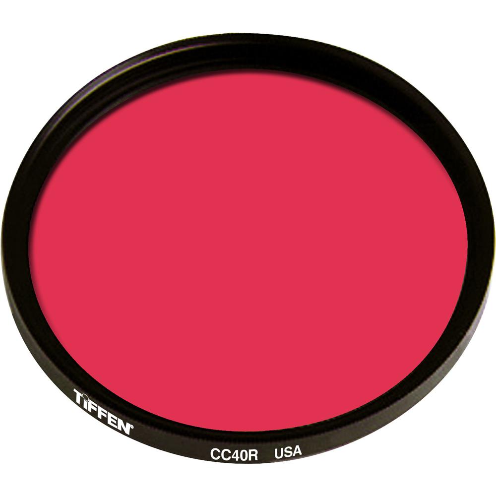 Filtro Rojo CC40R Tiffen de 86mm con Tecnología ColorCore y Funda Plástica