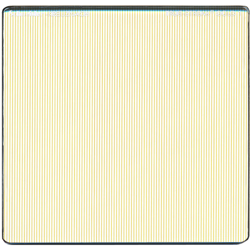 Filtro Schneider 4 x 4"" 1mm Gold True-Streak - Efecto de Rayas, Vidrio Transparente, Bolsa Acolchada