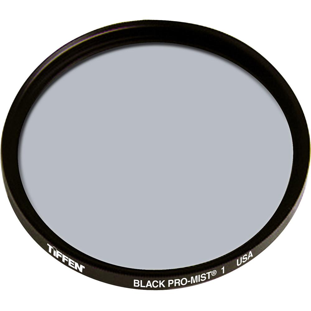 Filtro Tiffen Black Pro-Mist (49mm, Grado 1) - Efecto Suave, Control de Destellos y Vidrio Óptico de