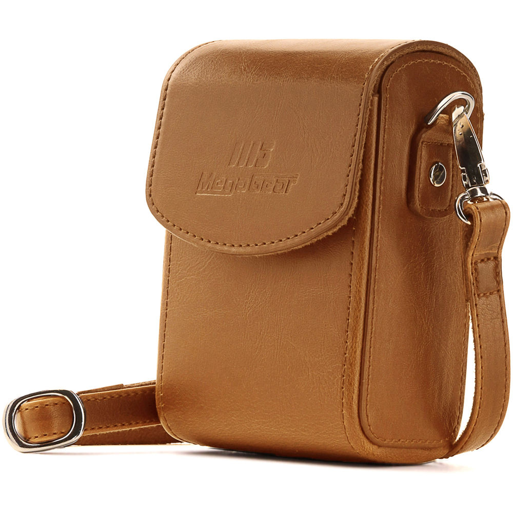 Funda de Cuero PU MegaGear con Correa para Sony Cyber-shot DSC-RX100 VI, V, IV (Marrón Claro) - Fund 1451573-REG Funda de Cuero PU MegaGear con Correa para Sony Cyber-shot DSC-RX100 VI, V, IV (Marrón Claro) - Fund 1451573-REG