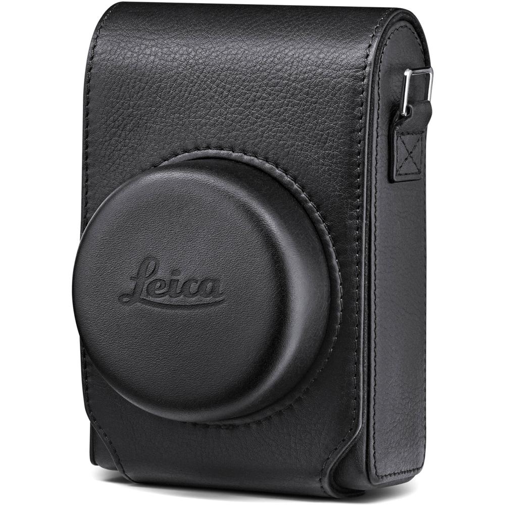 Funda de Cuero para Cámara Leica D-Lux 8 (Negra) con Correa Ajustable y Cierre Magnético
