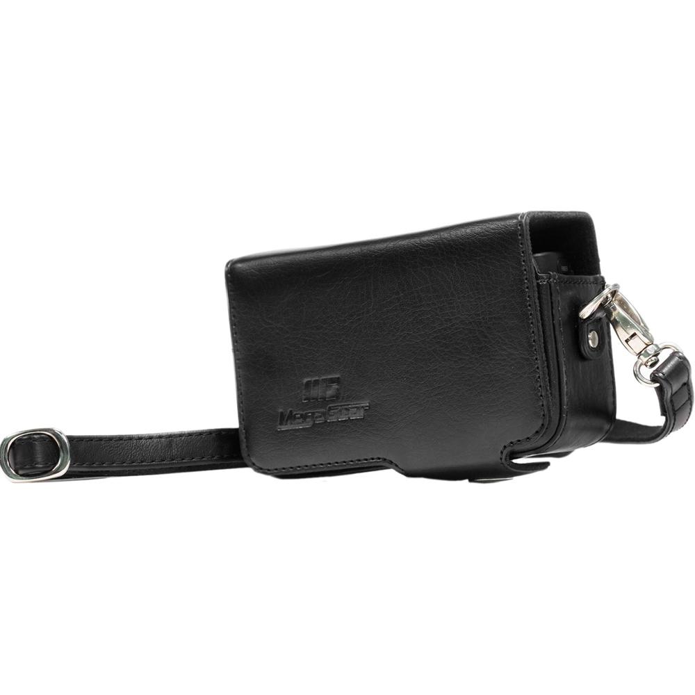 Funda de Cuero MegaGear con Correa para Sony Cyber-shot DSC-RX100 (Negra) - Construcción de Cuero, C 1344945-REG Funda de Cuero MegaGear con Correa para Sony Cyber-shot DSC-RX100 (Negra) - Construcción de Cuero, C 1344945-REG