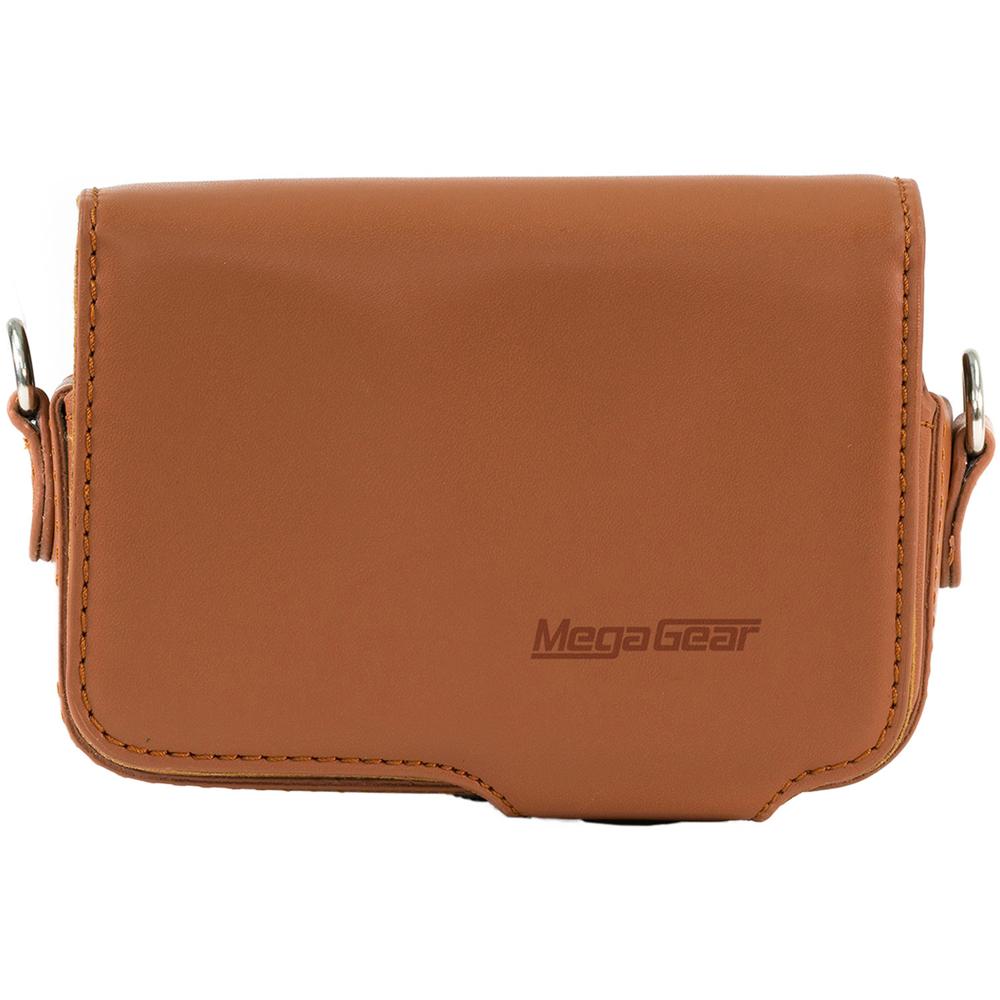 Funda de Cuero MegaGear con Asa para Cinturón para Cámaras Sony Cyber-shot Seleccionadas (Marrón) 1314485-REG Funda de Cuero MegaGear con Asa para Cinturón para Cámaras Sony Cyber-shot Seleccionadas (Marrón) 1314485-REG