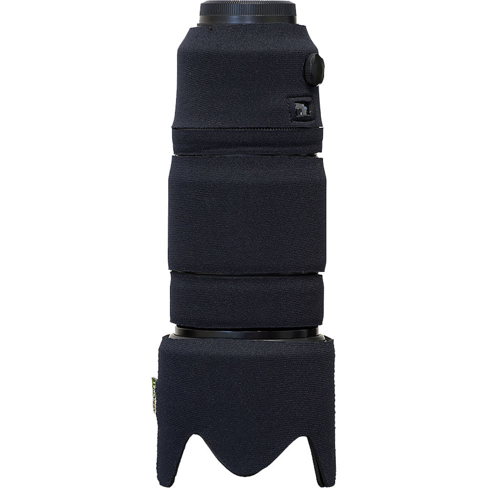Funda LensCoat para Fuji XF 50-140mm f/2.8 R LM OIS WR (Negra) - Cubierta de Neopreno, Ventanas de P