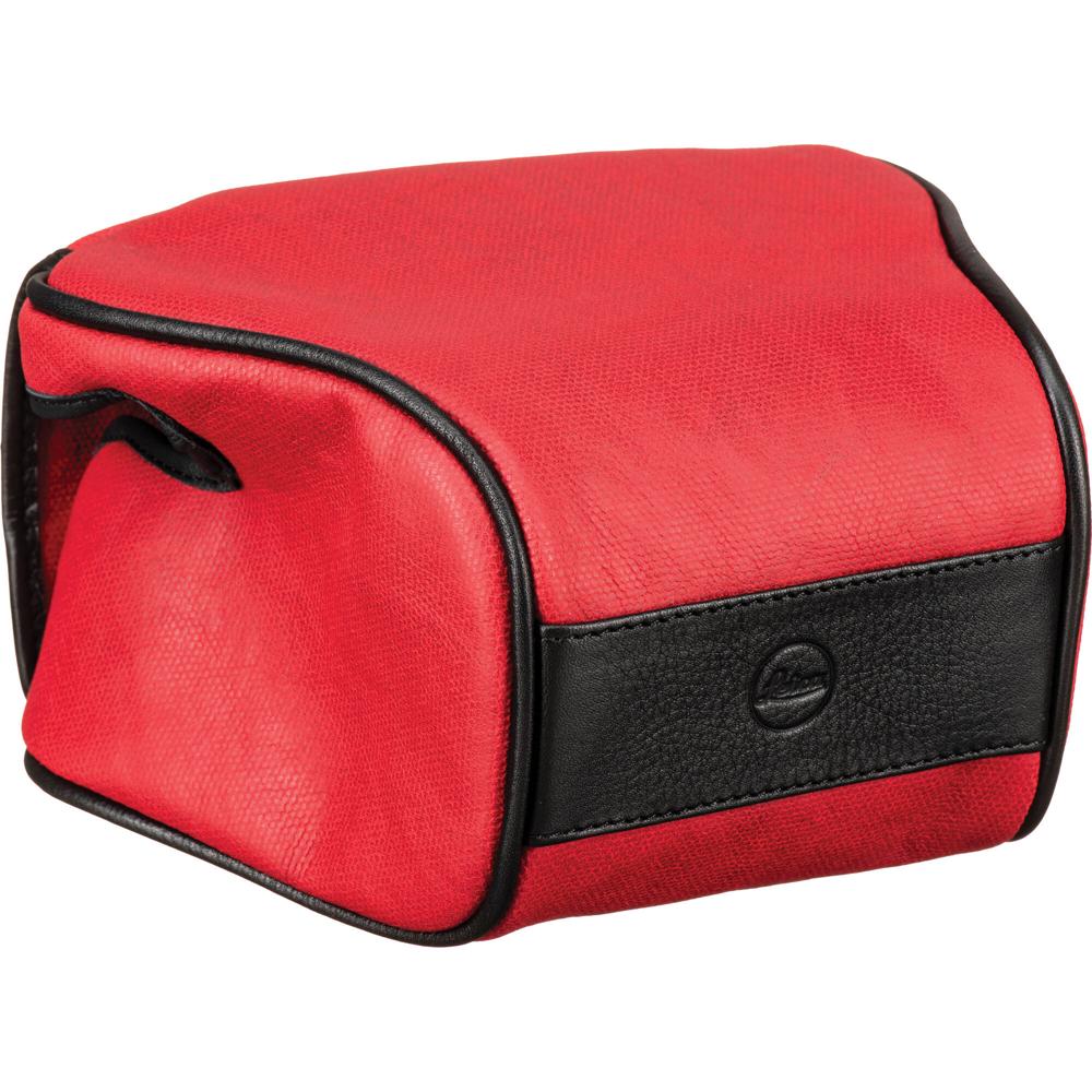 Funda Leica Ettas (Roja) - Para Cámaras Leica Seleccionadas, Material de Lona Suave y Revestida, Pro