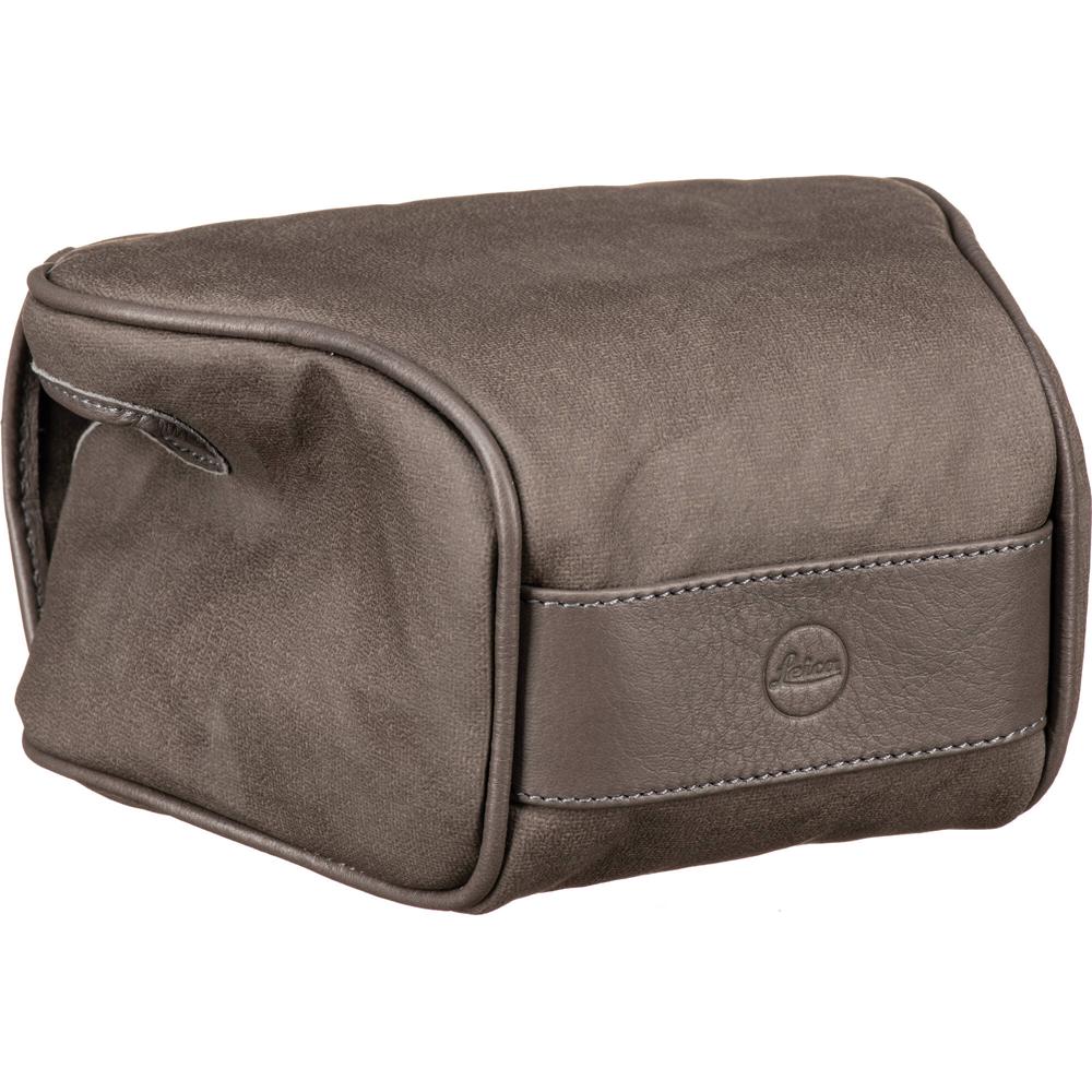 Funda Leica Ettas (Gris Piedra) - Para Cámaras Leica Seleccionadas, Material de Lona Suave y Recubie
