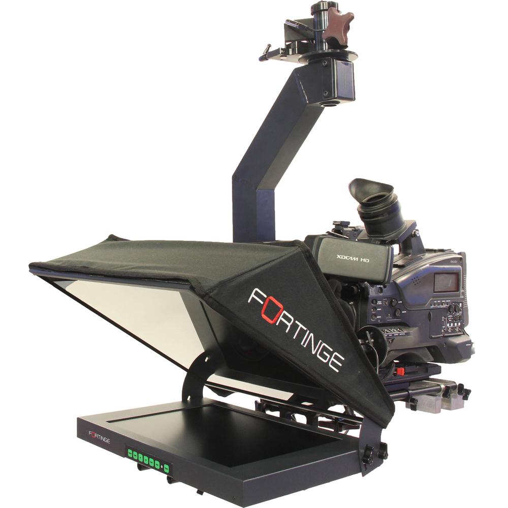 Fortinge PROXJ15 15"" Teleprompter Profesional para Estudio - Ideal para Grúas y Jib, Ligero y Sin He