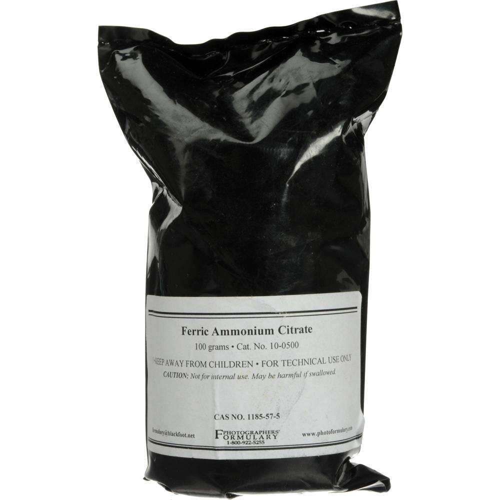 Formulary de Fotógrafos Citrato de Amonio Férrico (Verde, 100 g) 123828-REG Formulary de Fotógrafos Citrato de Amonio Férrico (Verde, 100 g) 123828-REG