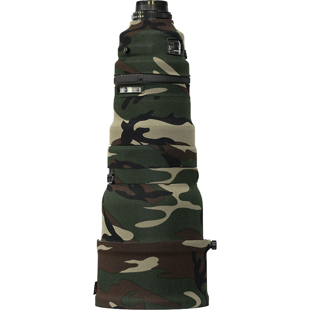 Funda LensCoat para Teleobjetivo Nikon 400 AF I (Camo Verde Bosque)