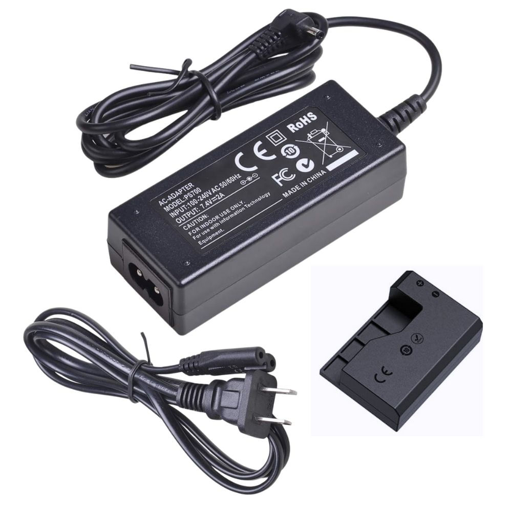 Adaptador de Corriente y Batería Dummy para ACK E10