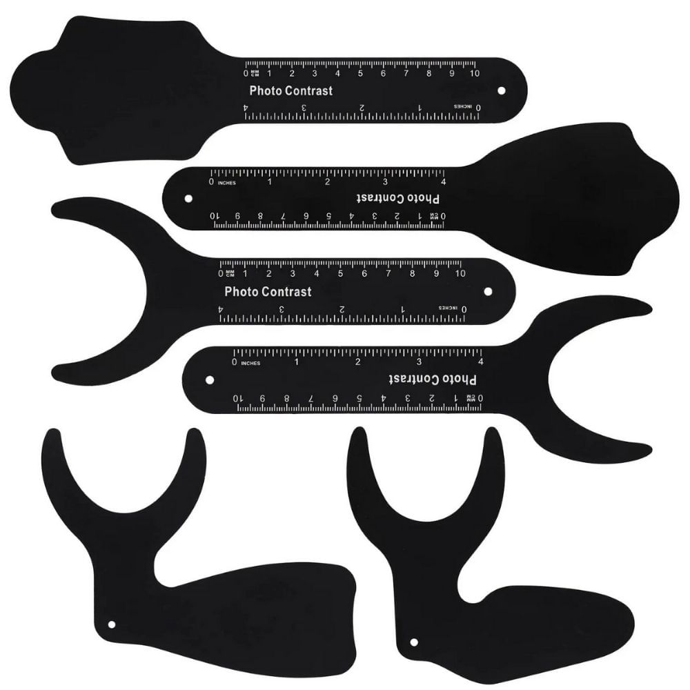 Kit de placas de contraste para fotografía intraoral - 6pzas