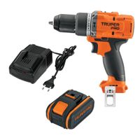 Taladro Percutor 20V + 1 Bateria 2 Ah + Cargador Truper 103248-103240-12336
