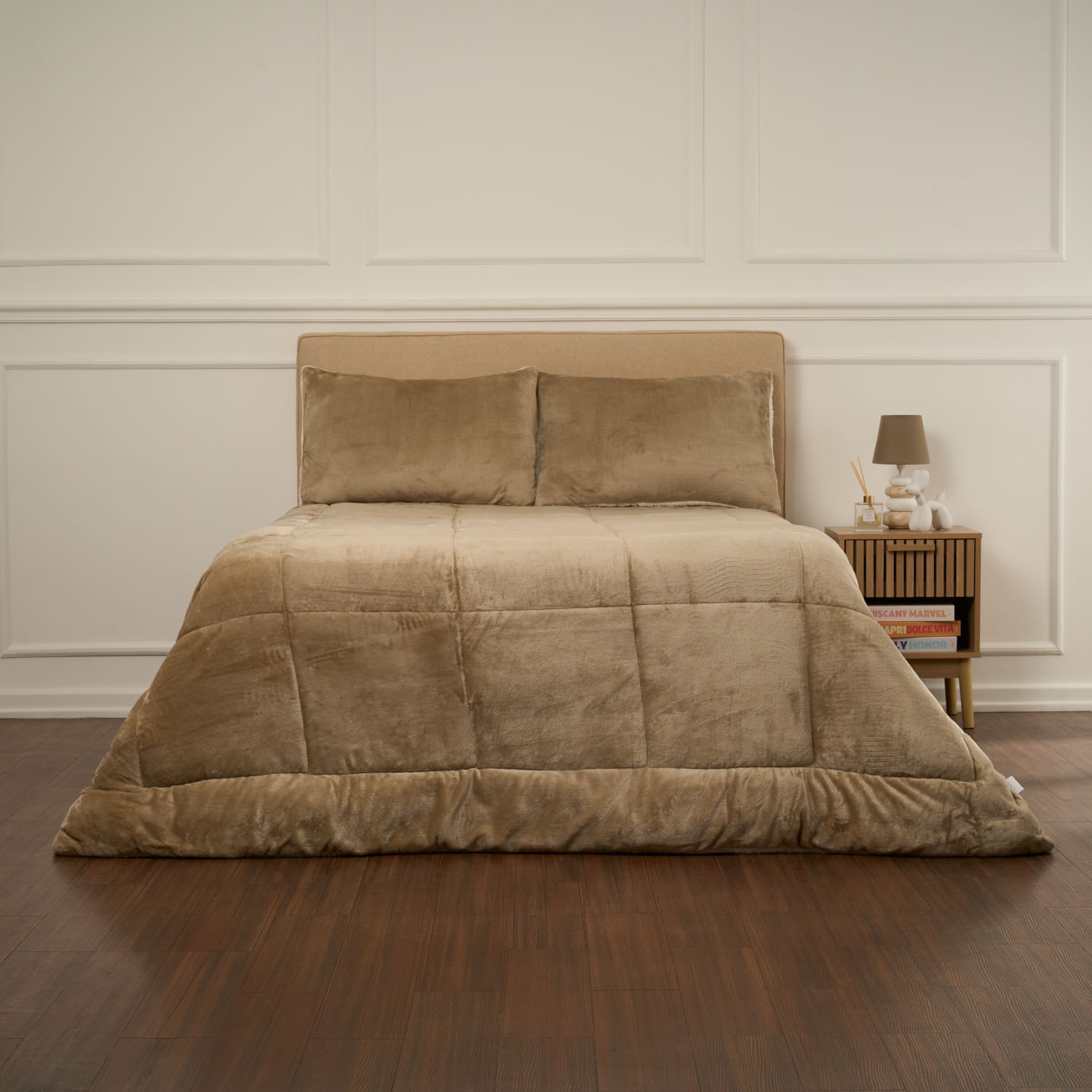 Edredon Pv26 Flannel Sherpa Avellana