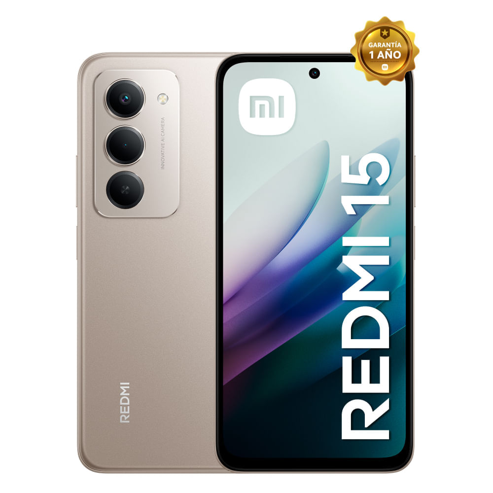 Celular Redmi 15 8GB RAM 256GB ROM Titan Gray