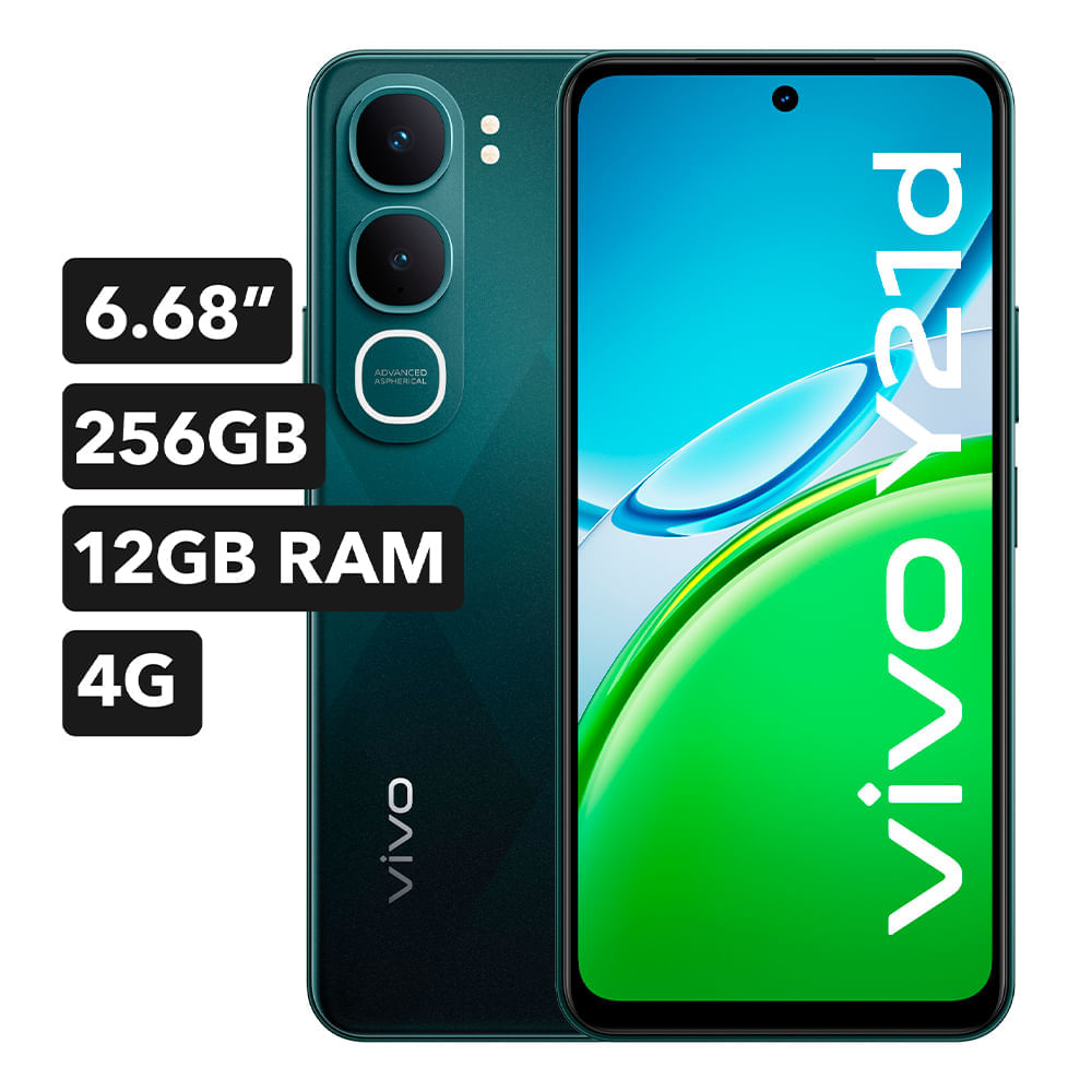 Celular Vivo Y21D Ds V2520 256G+6G Black