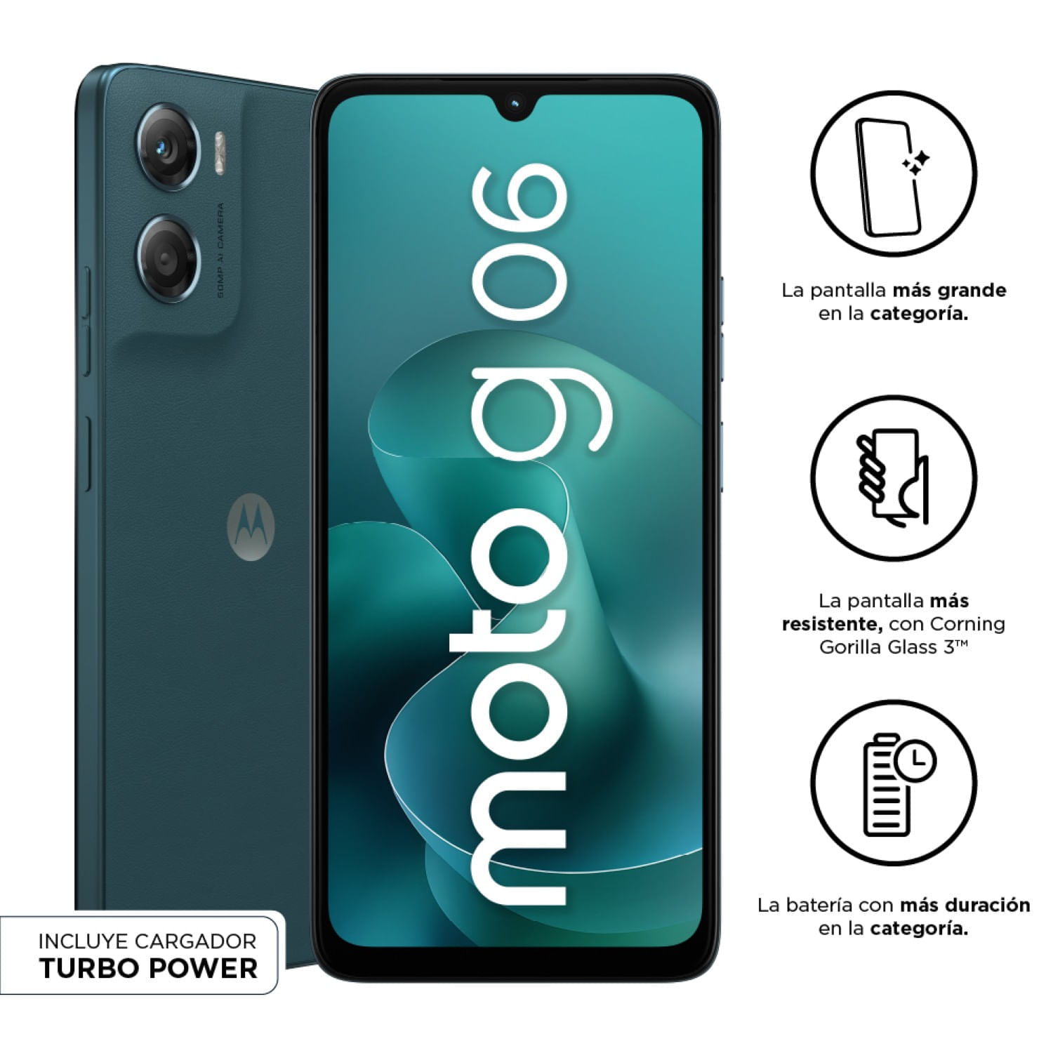 Celular Motorola Moto G06 4 + 256Gb Azul