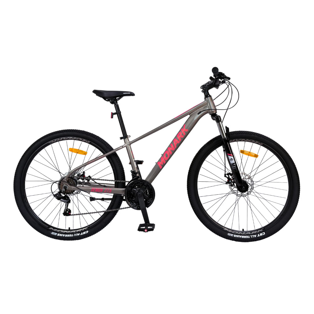 Bicicleta Monark Mujer Demon Aro 27.5 Plomo Rosado M