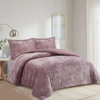 Cubrecama OI26 Velvet Sherpa Lila