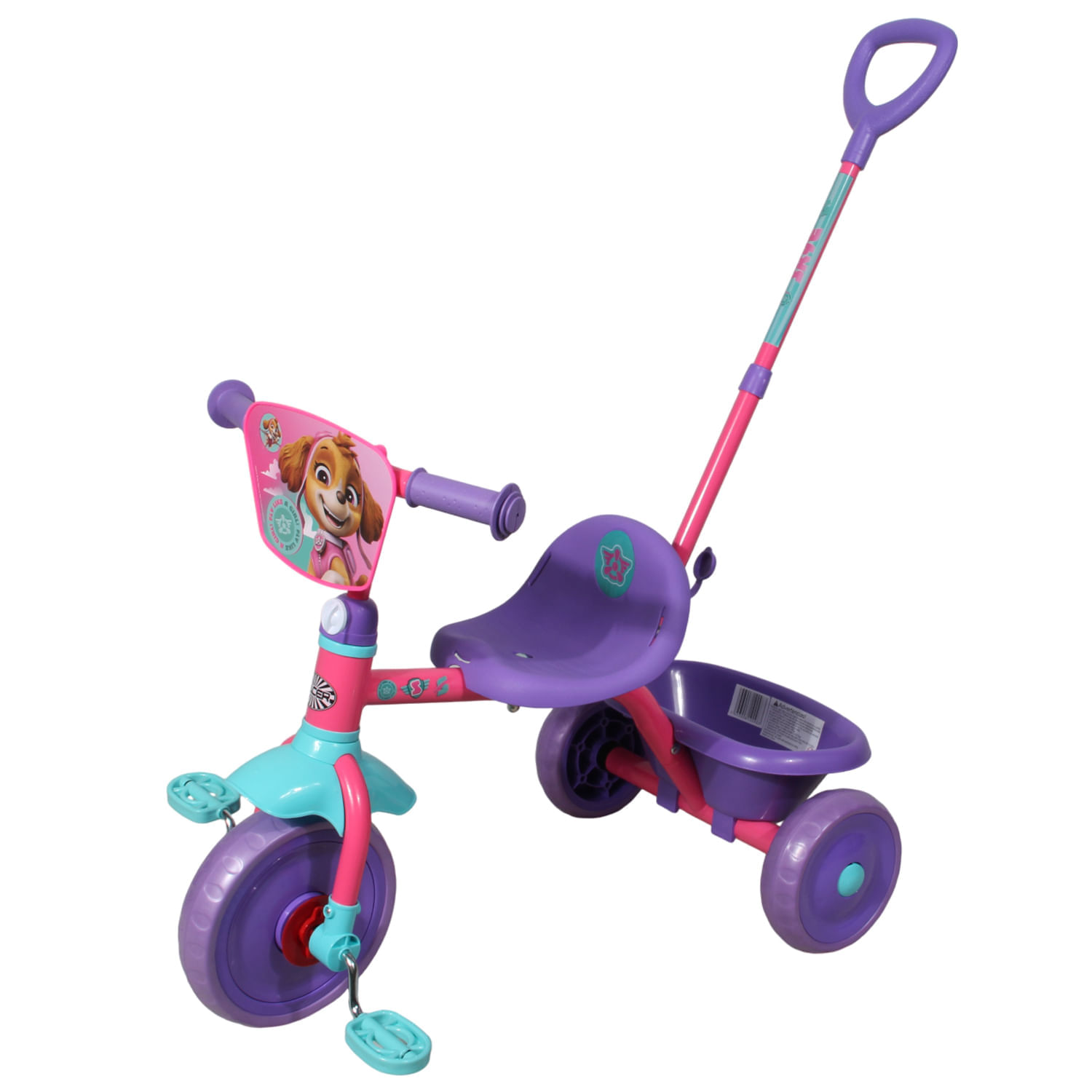 Triciclo Con Mango Paw Patrol Niña