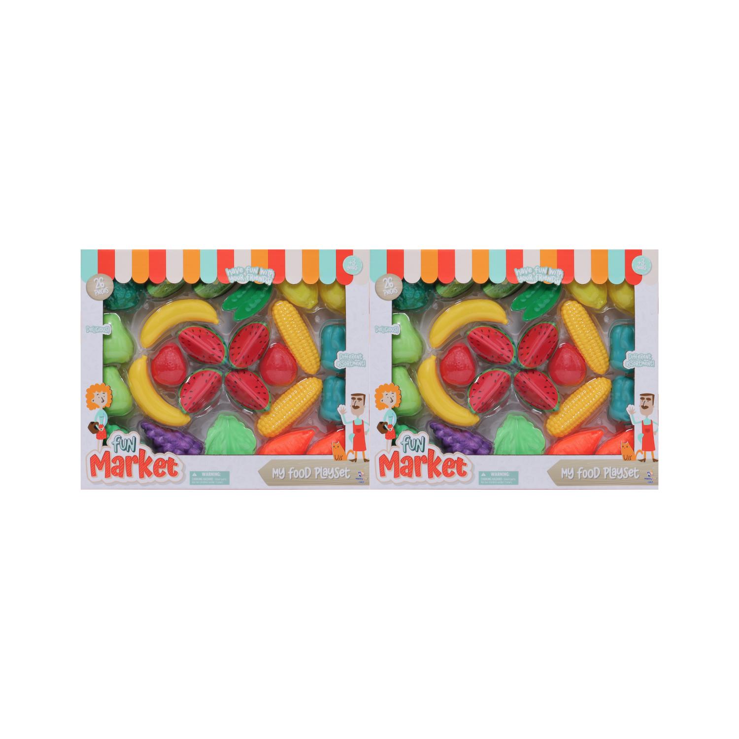 Set De Comidas Fun Market Mediano 26 Piezas