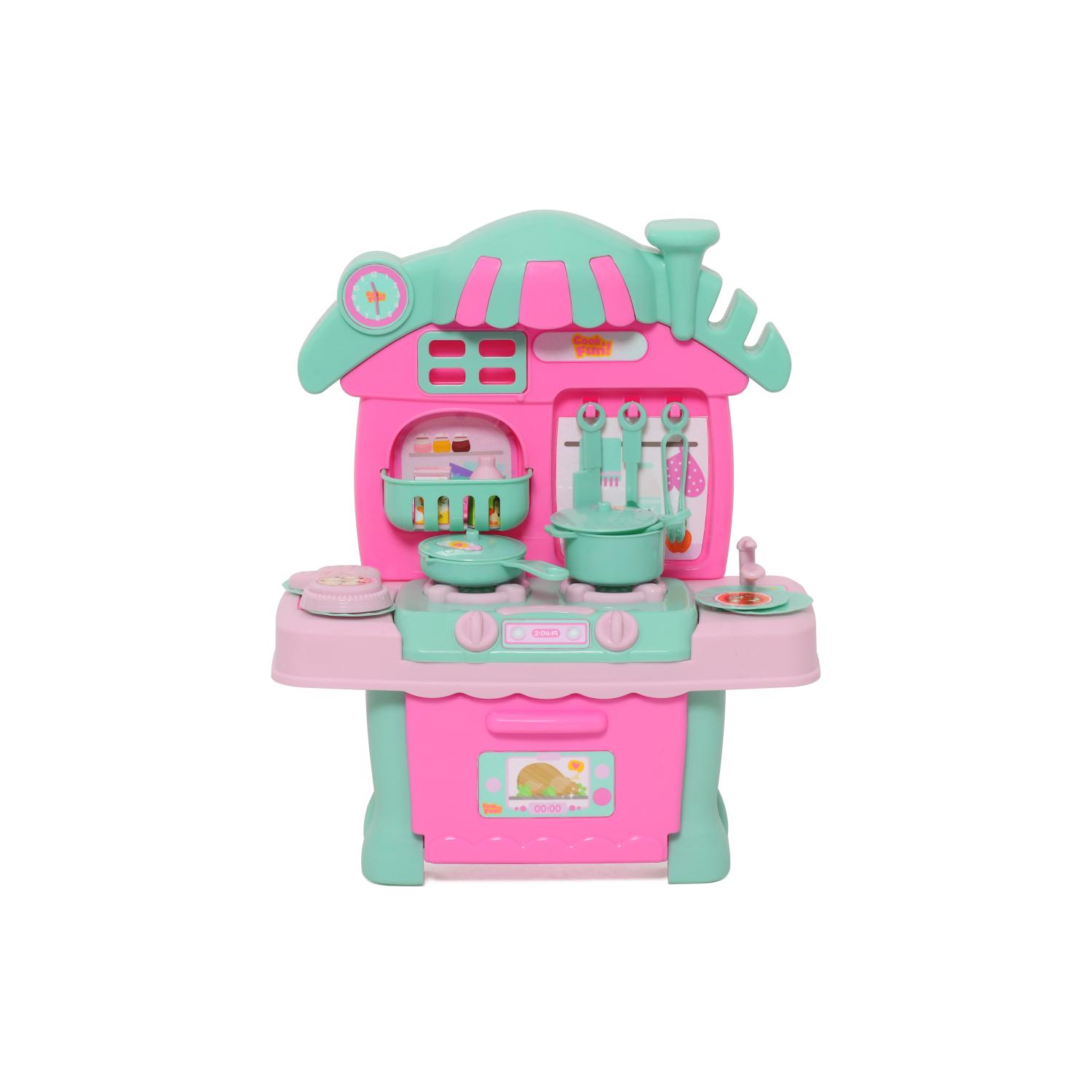 Cocina De Juguete Cook & Fun Con 16 Accesorios