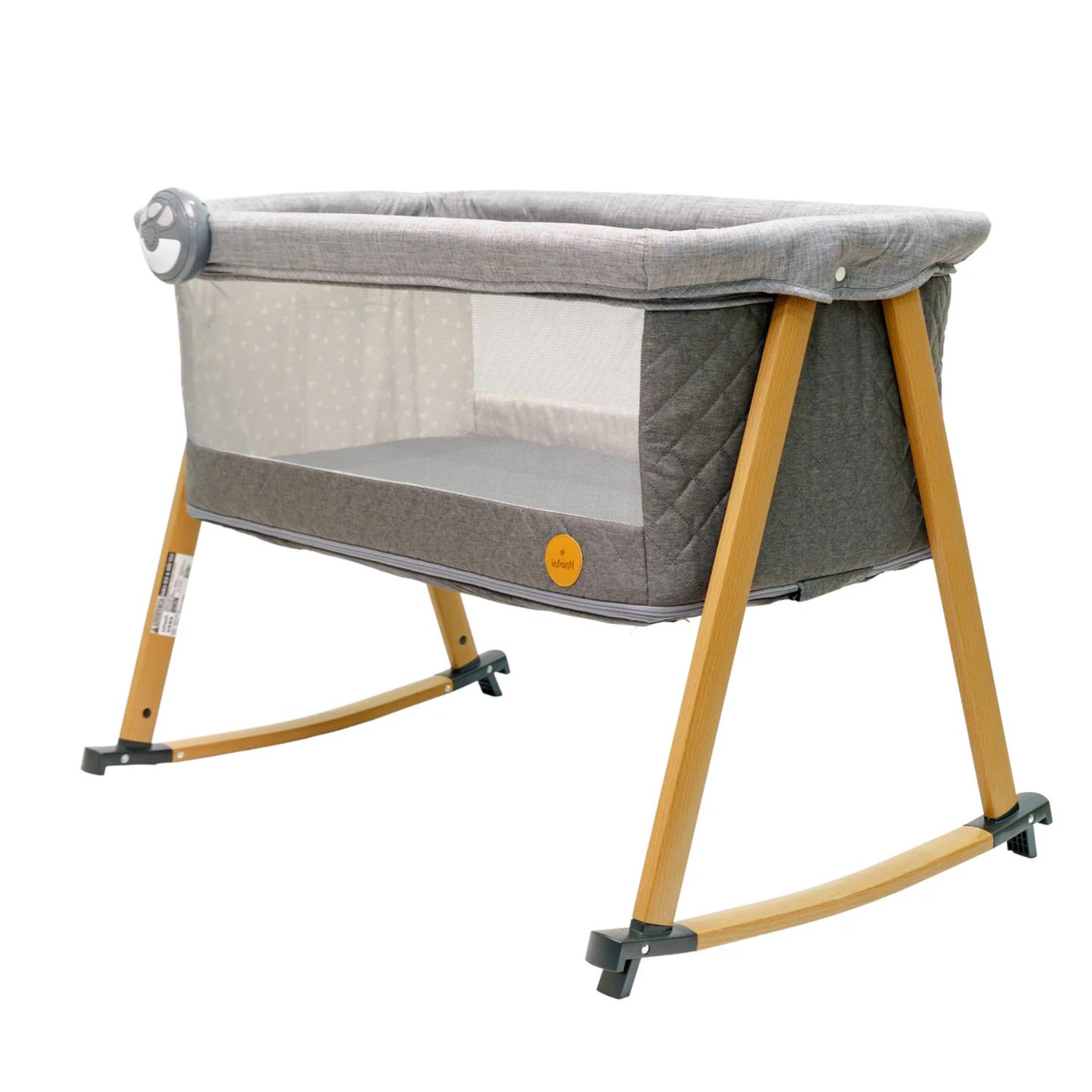 Cuna Colecho Para Bebé Infanti Next2You Gris