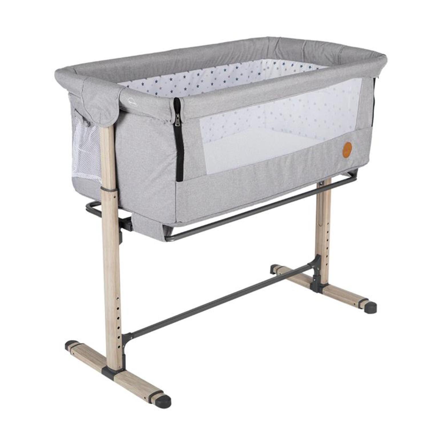 Cuna Colecho Para Bebé Infanti Dormir Mejor Juntos Gris