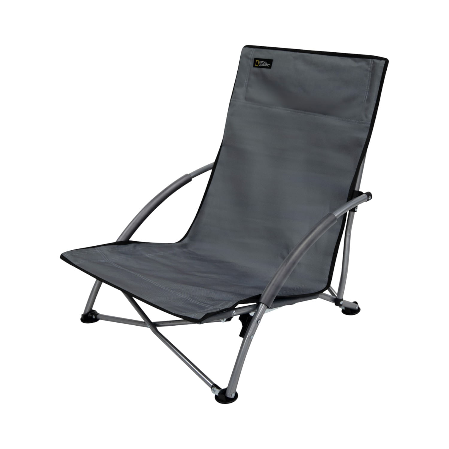 Silla Plegable Camping Playa Bahamas National Geographic Cng023 Gris