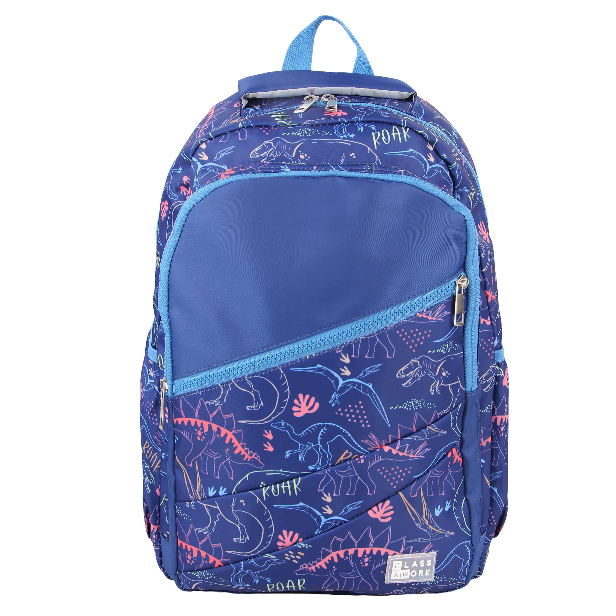 Mochila 3 Cierres Dino CLASS&WORK